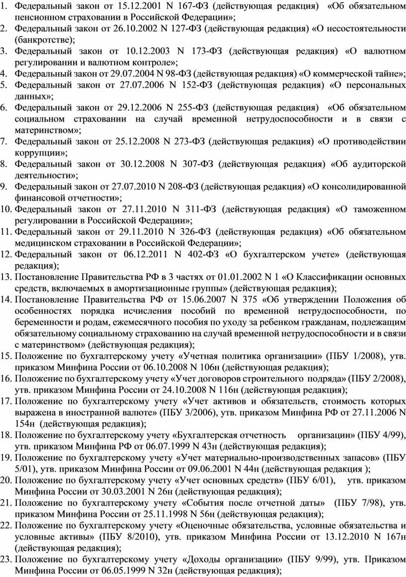 Федеральный закон от 15.12.2001