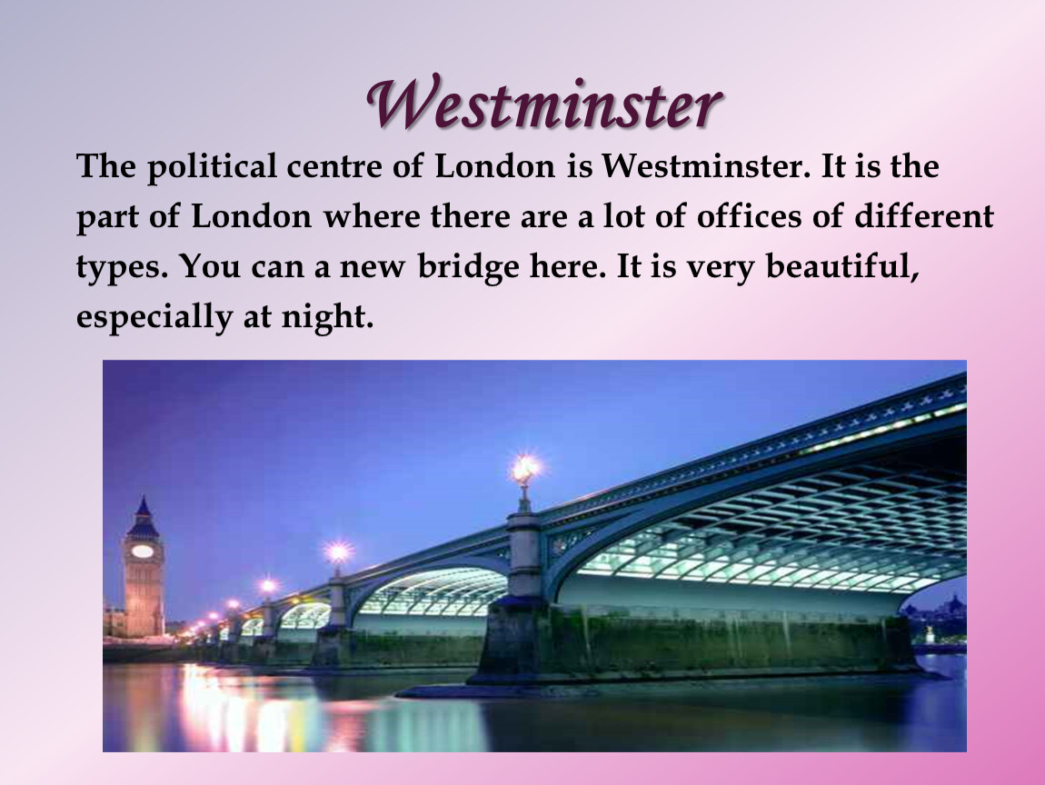 What is the political centre of london