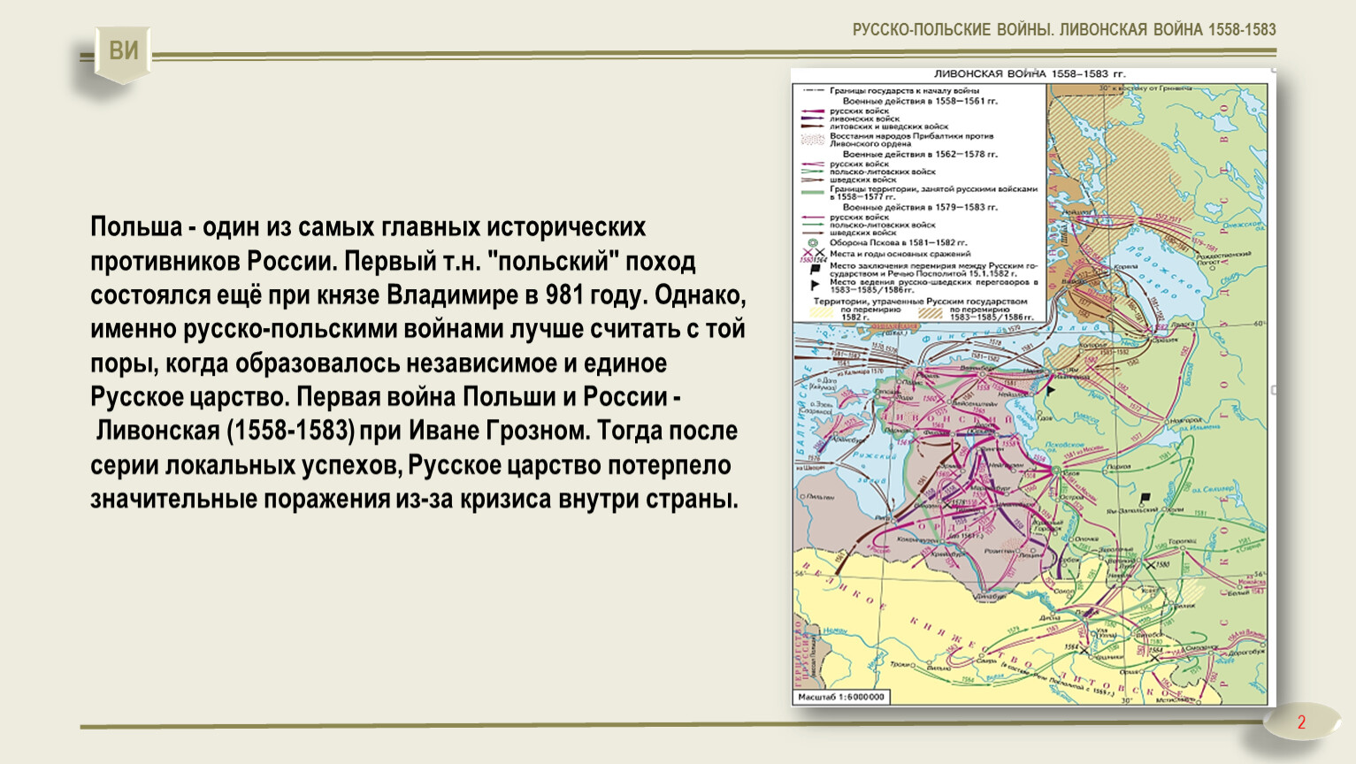 После прекращения существования ливонского ордена противниками россии