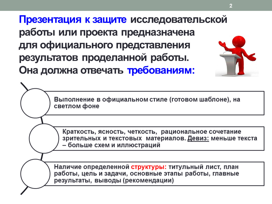 Защита исследовательской работы образец выступления