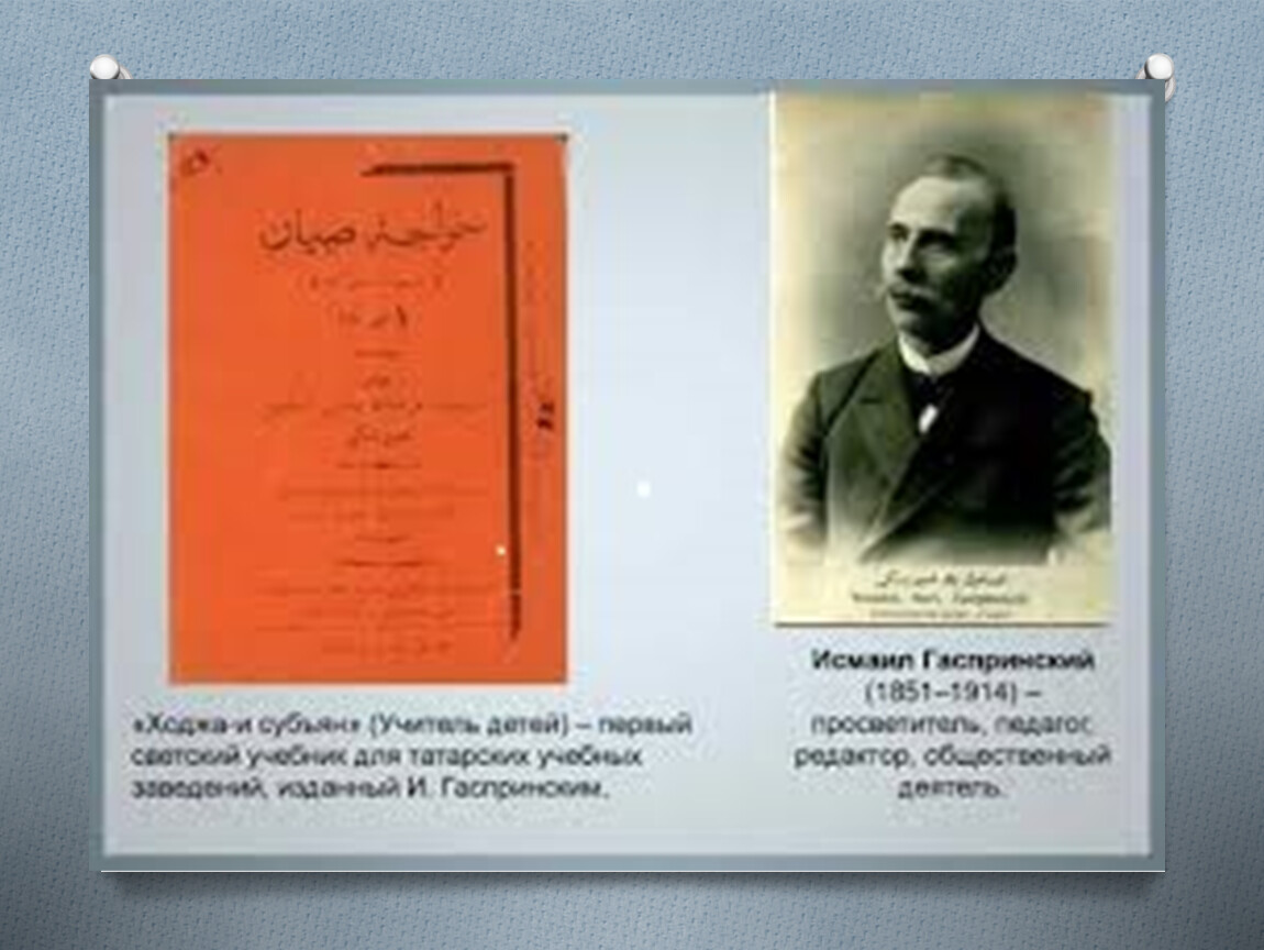 Конспект открытого мероприятия, посвященного 168 летию со дня рождения И.  Гаспринского