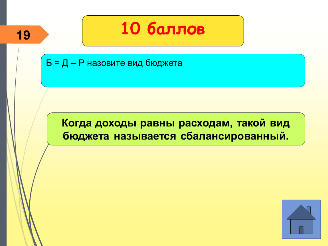 Интерактивная игра по финансовой грамотности 