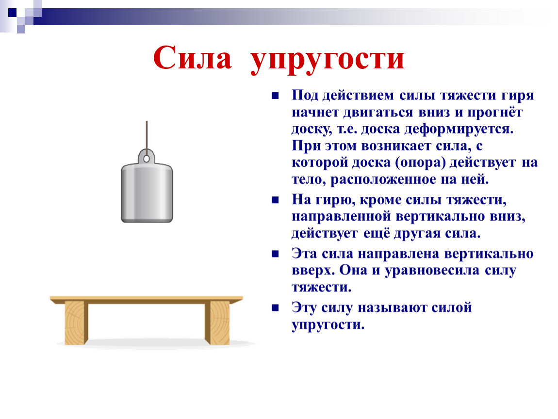 Усилие мало. Гиря сила тяжести. Сила упругости равна силе тяжести или нет. На какую гирю действует большая сила тяжести 3 5.