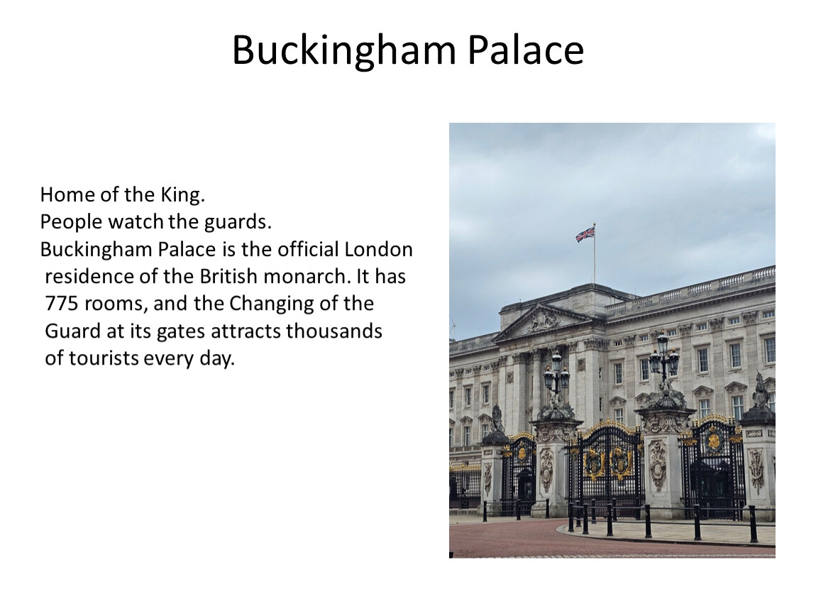 Buckingham Palace Home of the