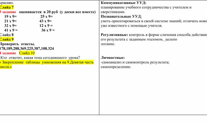 Слайд 7 3 задание оценивается в 20 руб (у доски все вместе) 19 x 9= 25 x 9= 21 x 9= 43 x 9= 32…