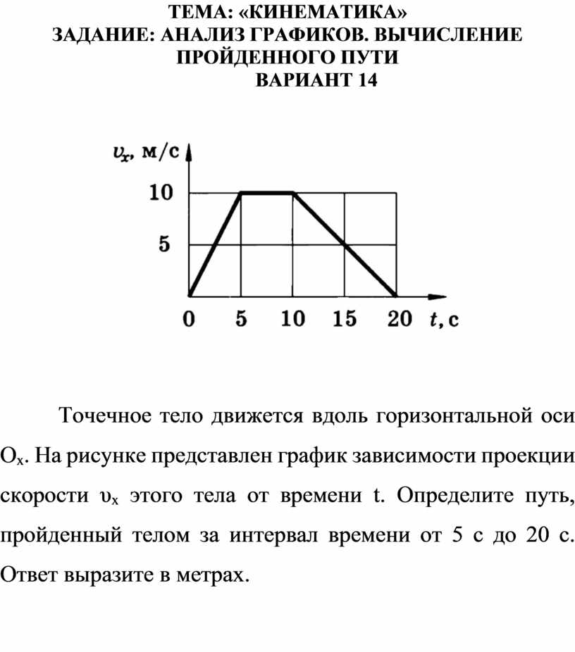 Кинематика проект по физике 9 класс