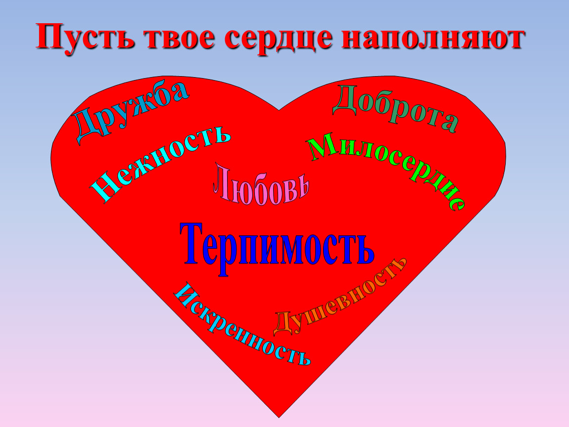 11 пусть. Чем наполнено твое сердце. Сердце толерантности. Классный час сердце. Классный час на тему любовь.