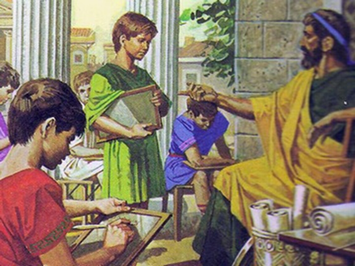 Как люди учились читать. Школа в древнем Риме. Школа в древнем Риме учитель. Воспитание и школа в древней Греции и древнем Риме. Римская школа в древнем Риме.
