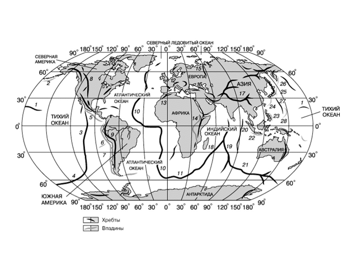 Желоба на контурной карте. Крупнейшие срединно-Океанические хребты и глубоководные желоба. Срединно Тихоокеанский хребет на карте. Срединно-океанический хребет на карте. Срединные хребты на карте и глубоководные желоба.