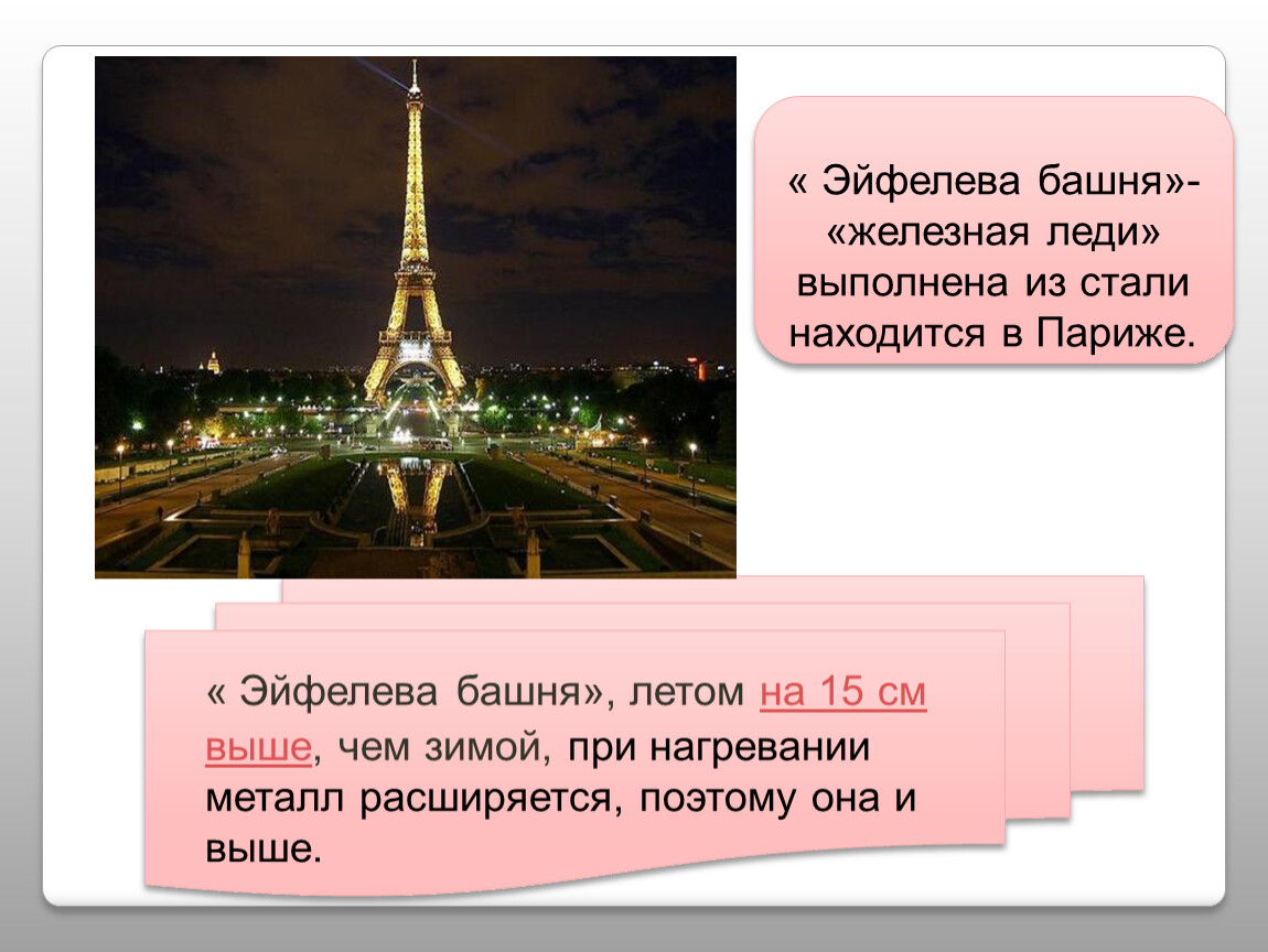 На рисунке изображена эйфелева башня расположенная в париже строение какого