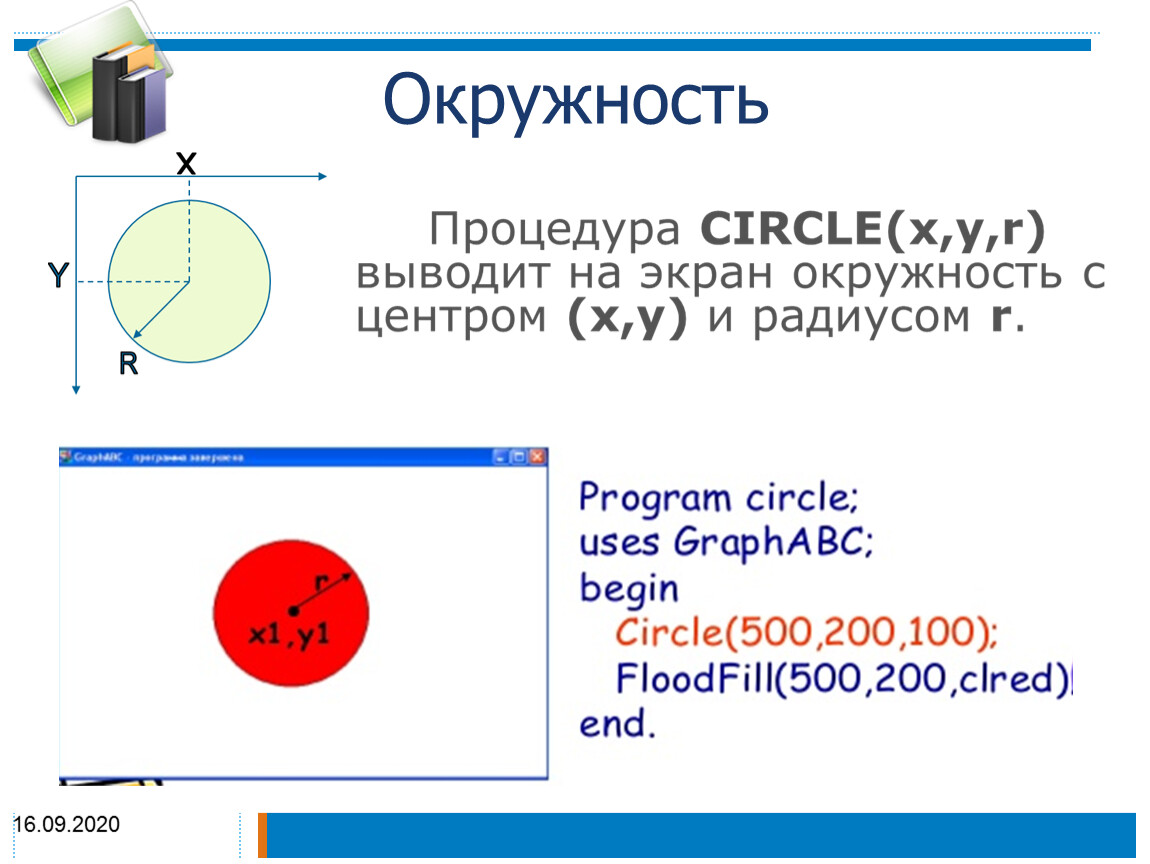 Программа круги. Pascal ABC круг. Построение окружности в Паскале. Начертить круг в Паскаль. Графические объекты в Паскале.