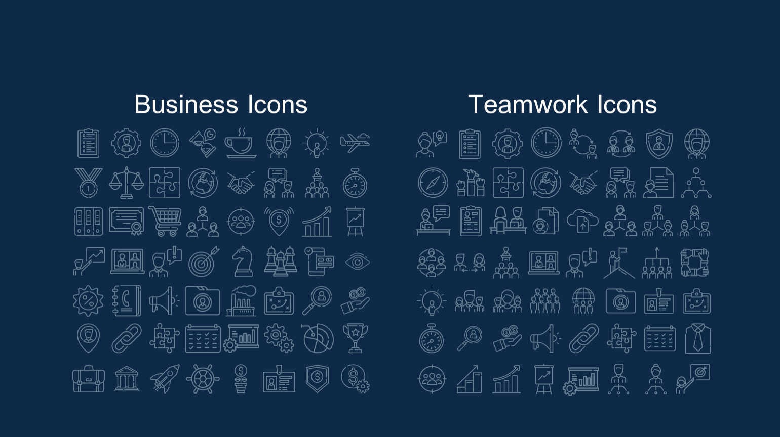 Business Icons Teamwork Icons