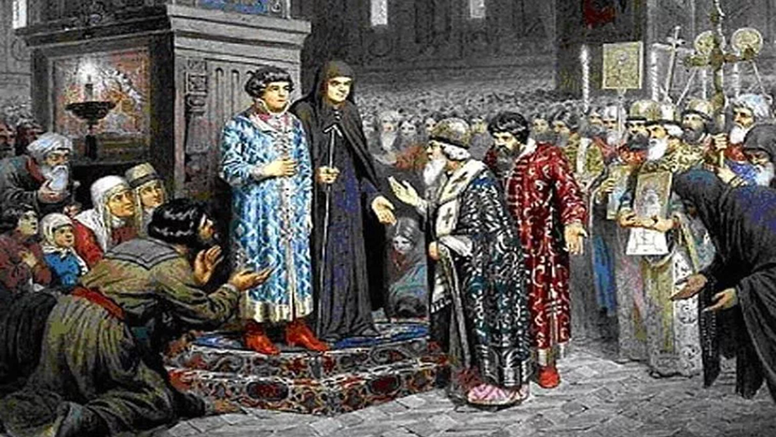 Как было прозвано в народе боярское правительство. Кившенко призвание на царство Романовых.