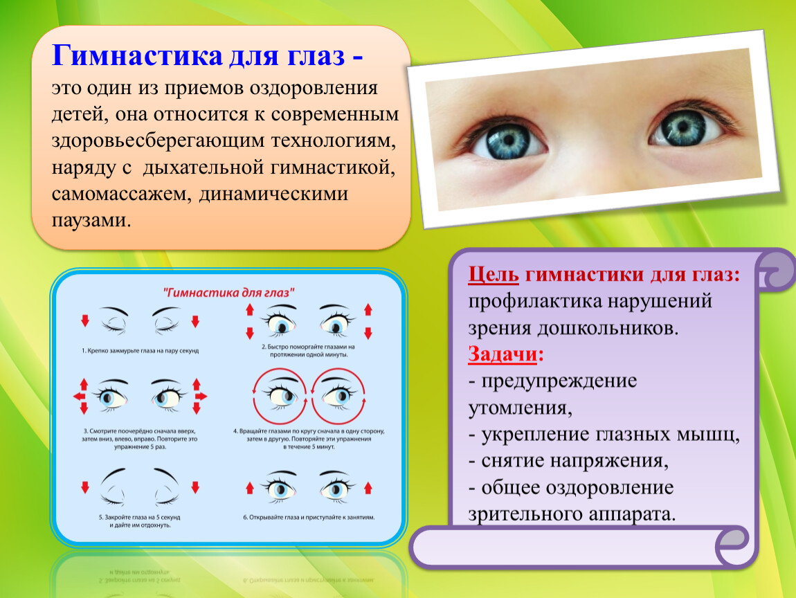 Гимнастика глаз презентация