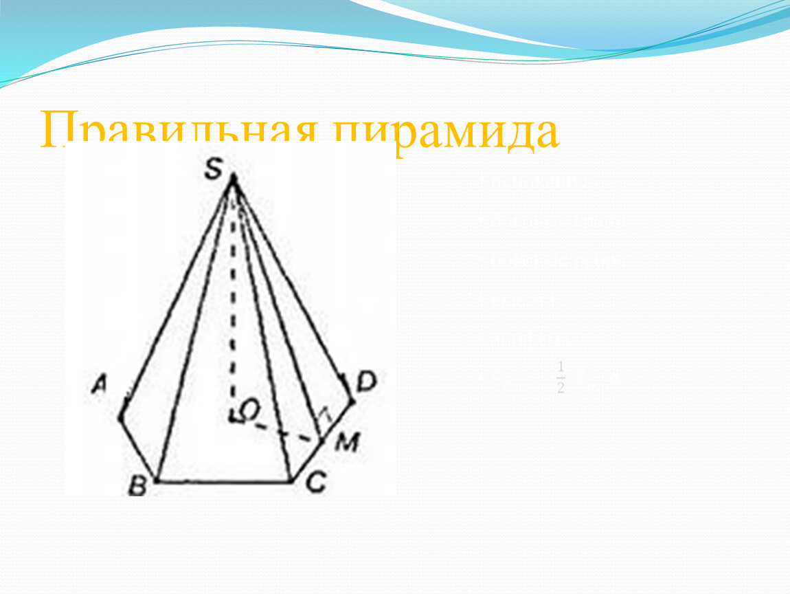 Пирамида геометрия апофема. Апофема грани. Боковое ребро многогранника. Пирамида многогранник апофема.