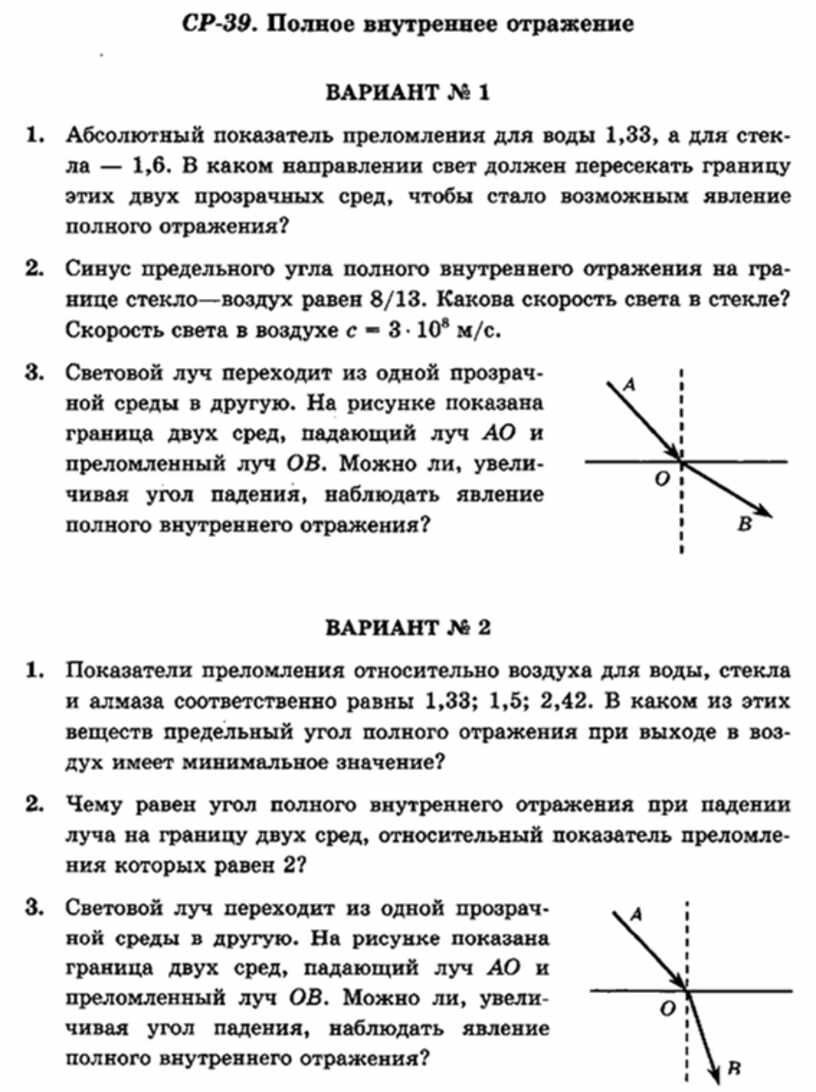 Самостоятельная по физике. Угол полного внутреннего отражения воды. Задачи на полное внутреннее отражение. Решение задач полное внутреннее отражение. Правило по геометрии угол падения предмета.