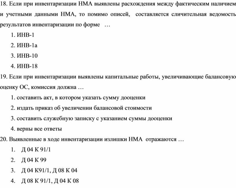 Инвентаризация нма картинки