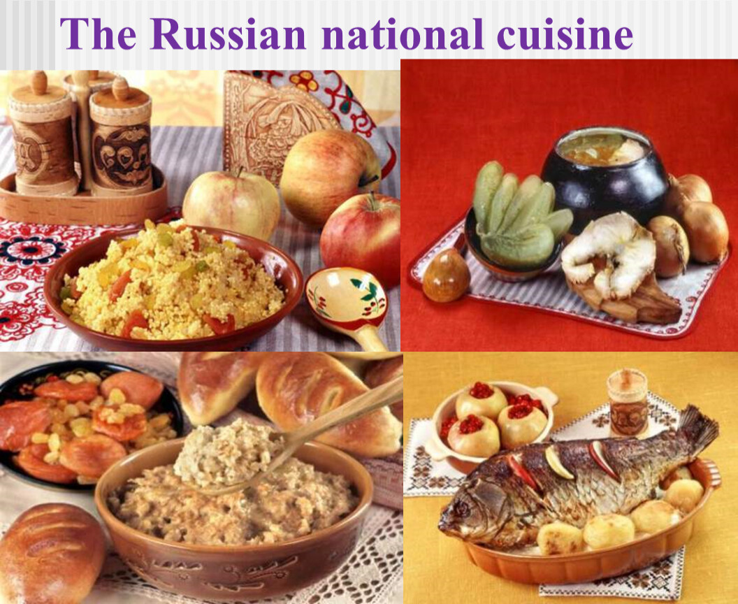 Russian food in English