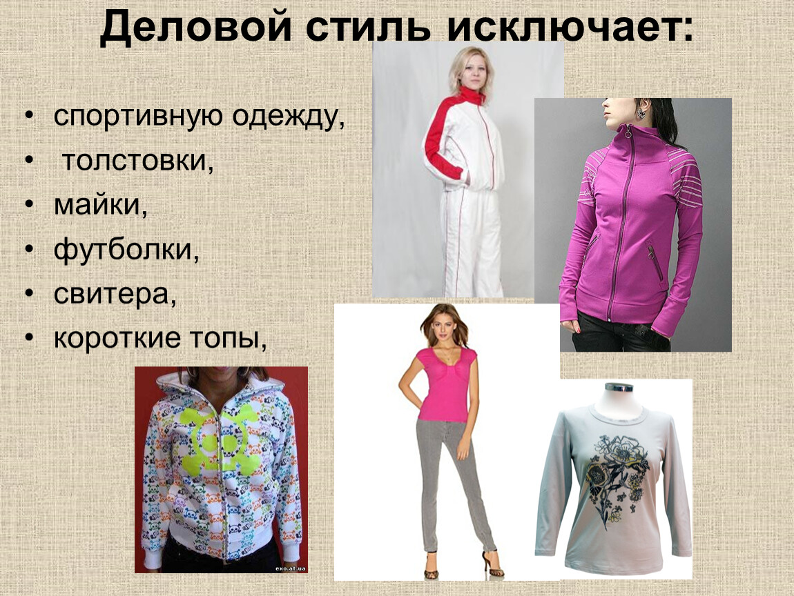 Презентация одежды