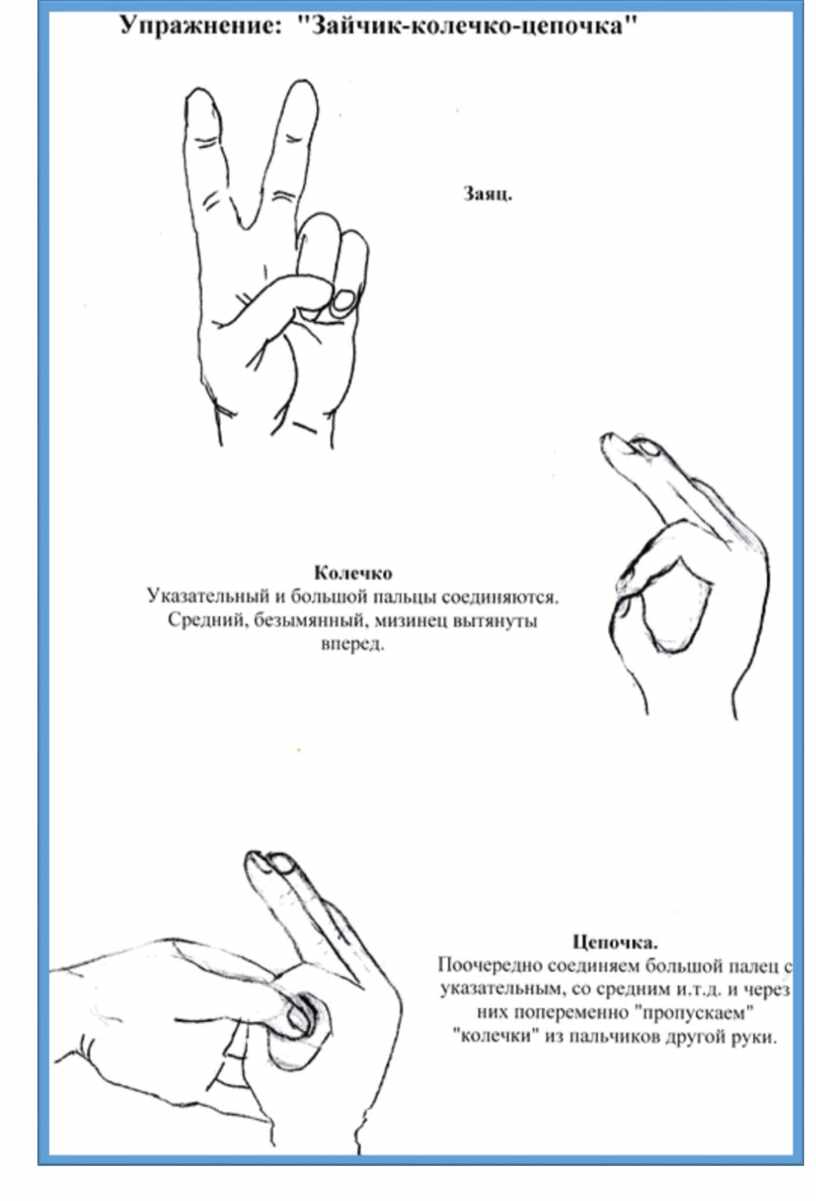 Кинезиологические упражнения с описанием и картинками для школьников