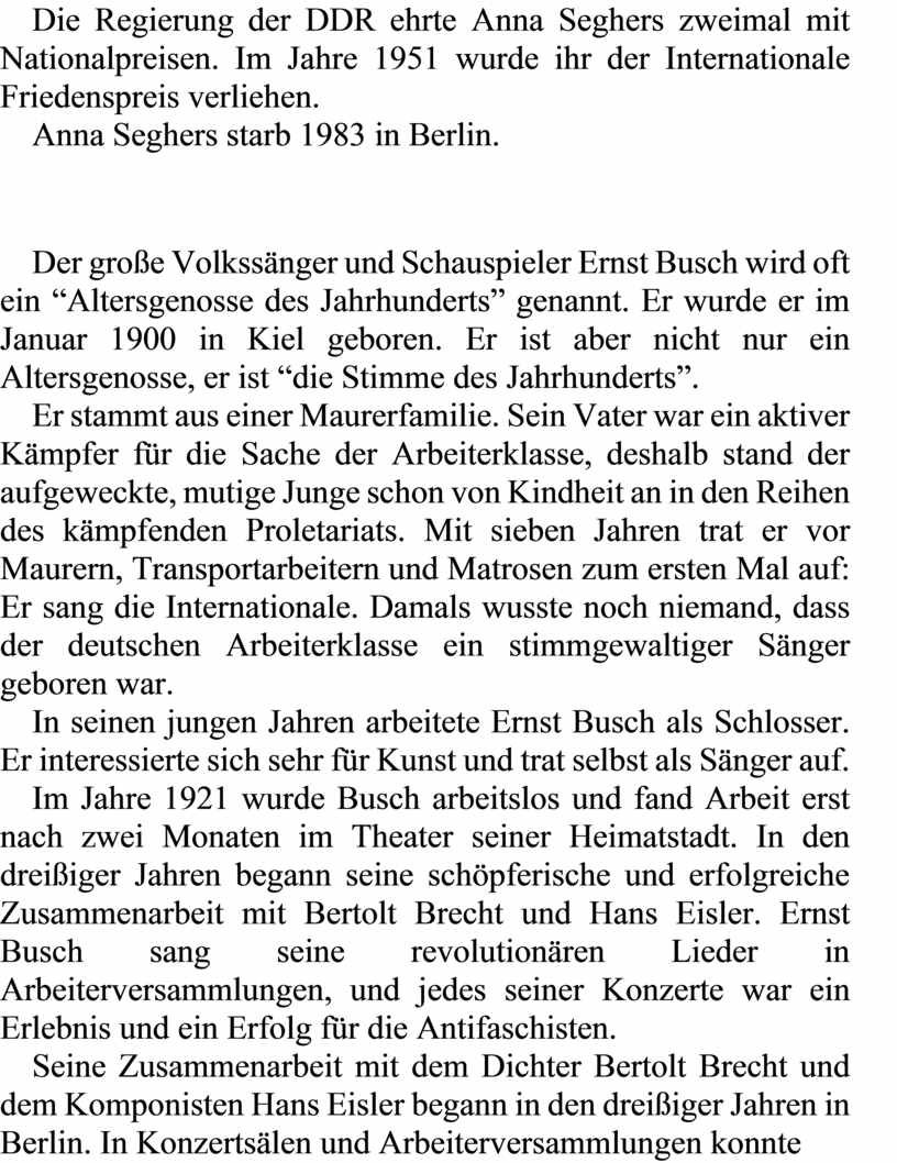 Die Regierung der DDR ehrte Anna