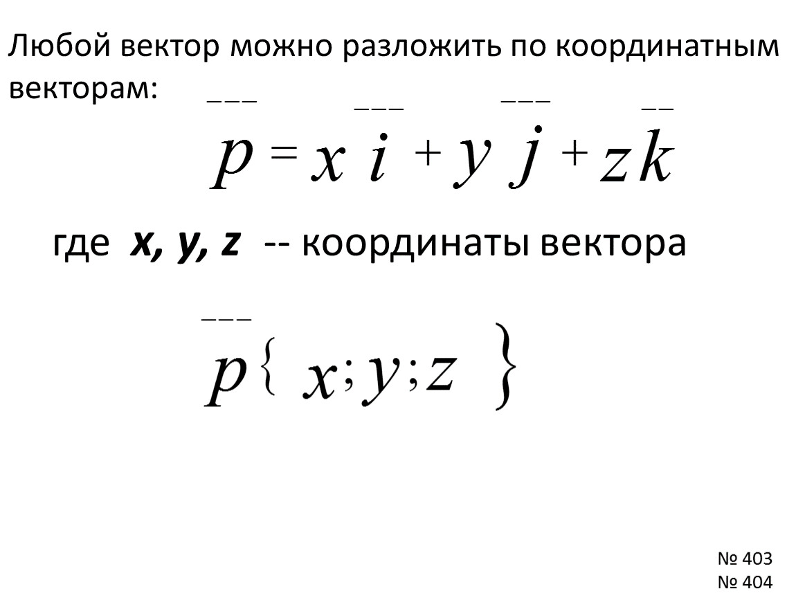 Метод координат в пространстве