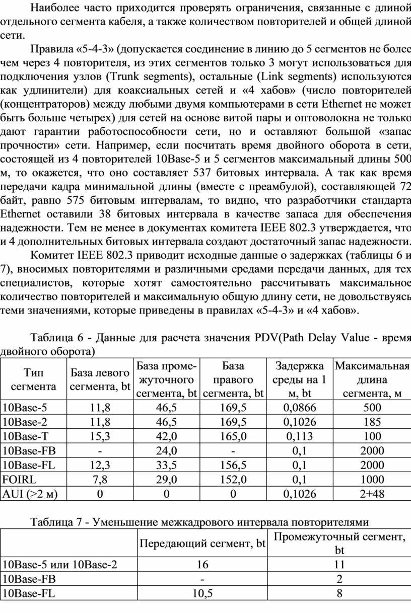 3 как рассчитать конфигурацию сети ethernet