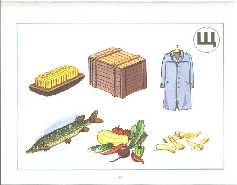 Картинки со звуком щ в конце слова
