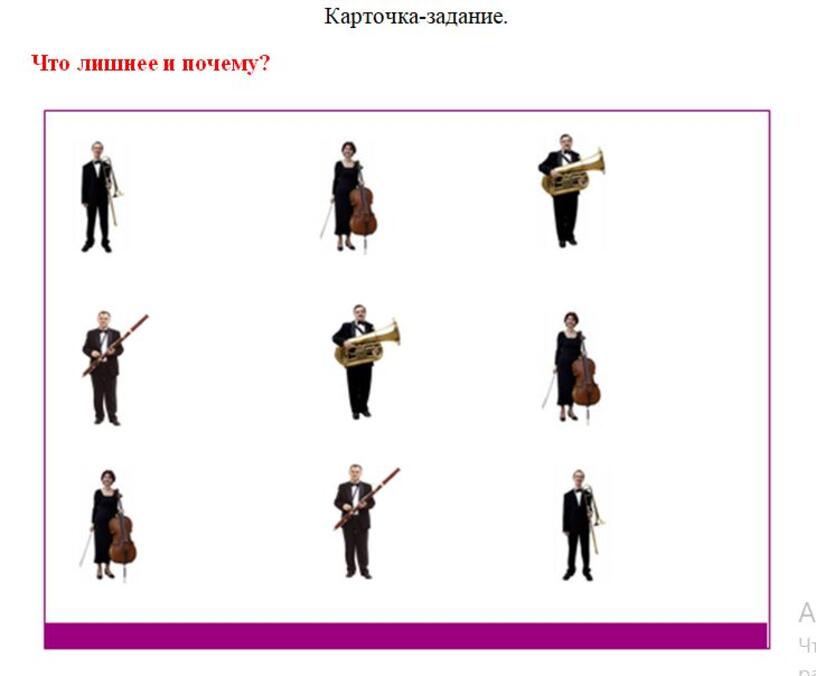 Схема симфонического оркестра 5 класс