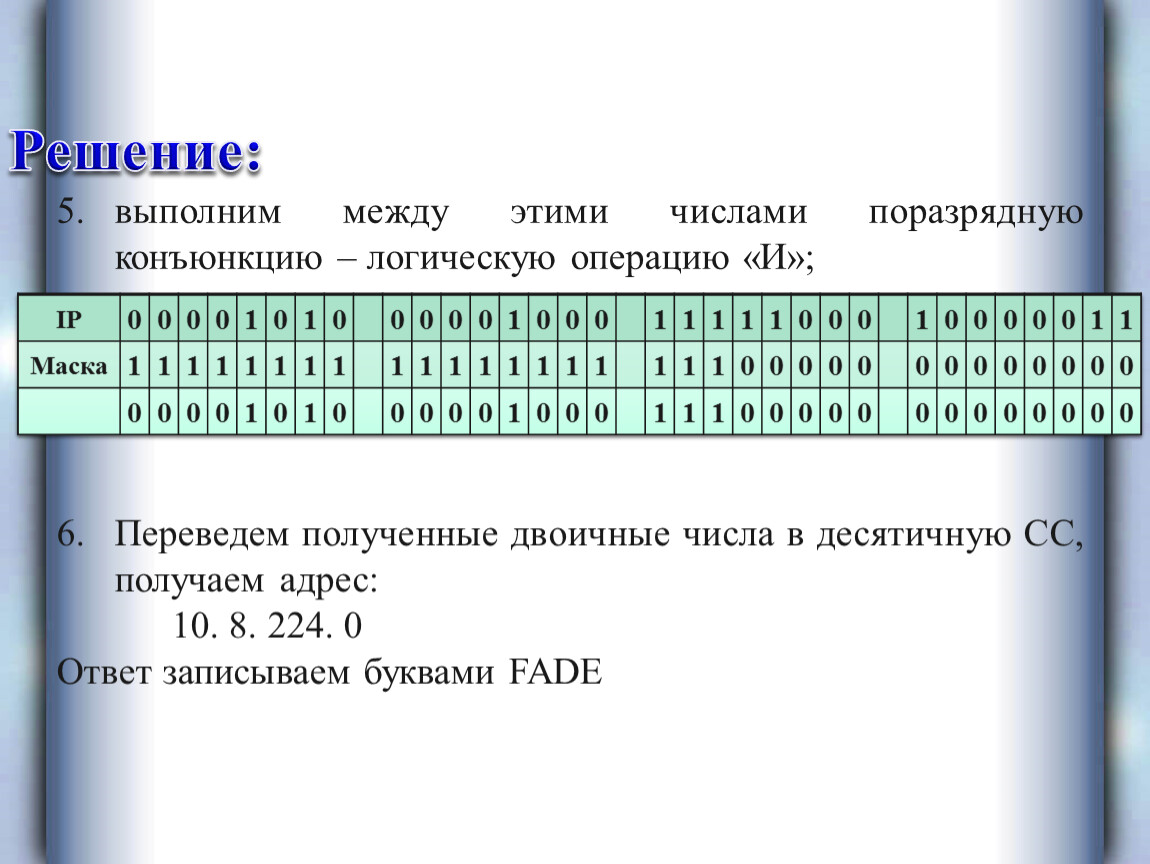 Адрес сети поразрядная конъюнкция. Поразрядная конъюнкция. Поразрядная конъюнкция ЕГЭ Информатика. Выполните поразрядно логические операции. Поразрядная конъюнкция десятичных чисел.