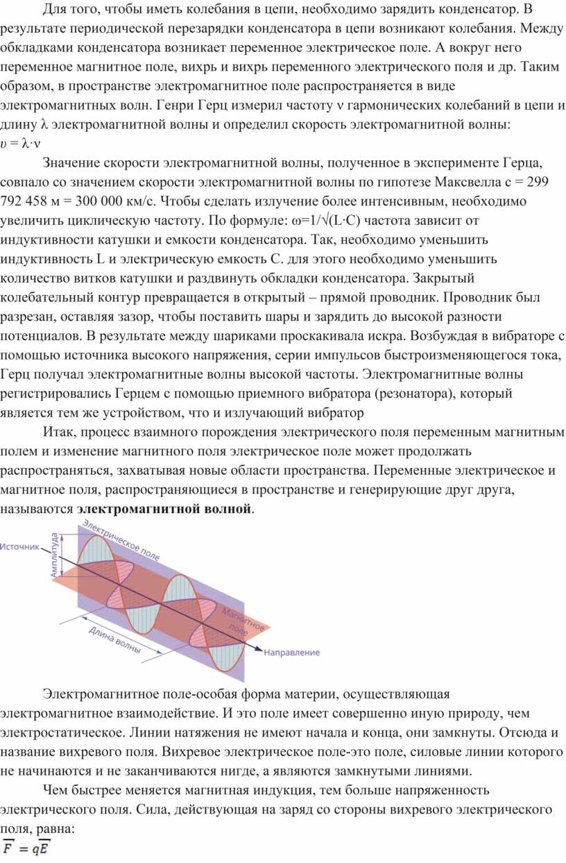 Электромагнитные волны»