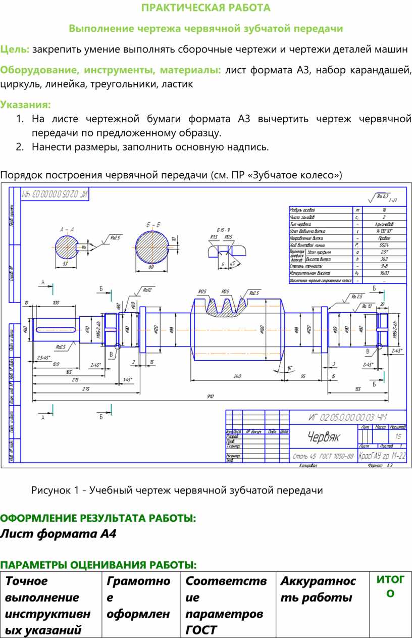 Методическая разработка ПР 