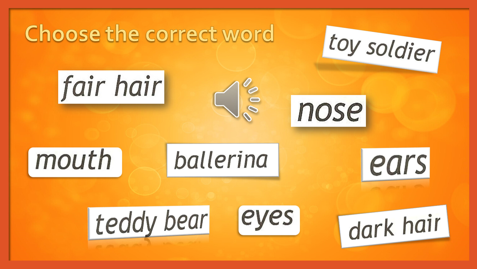 Close the correct words