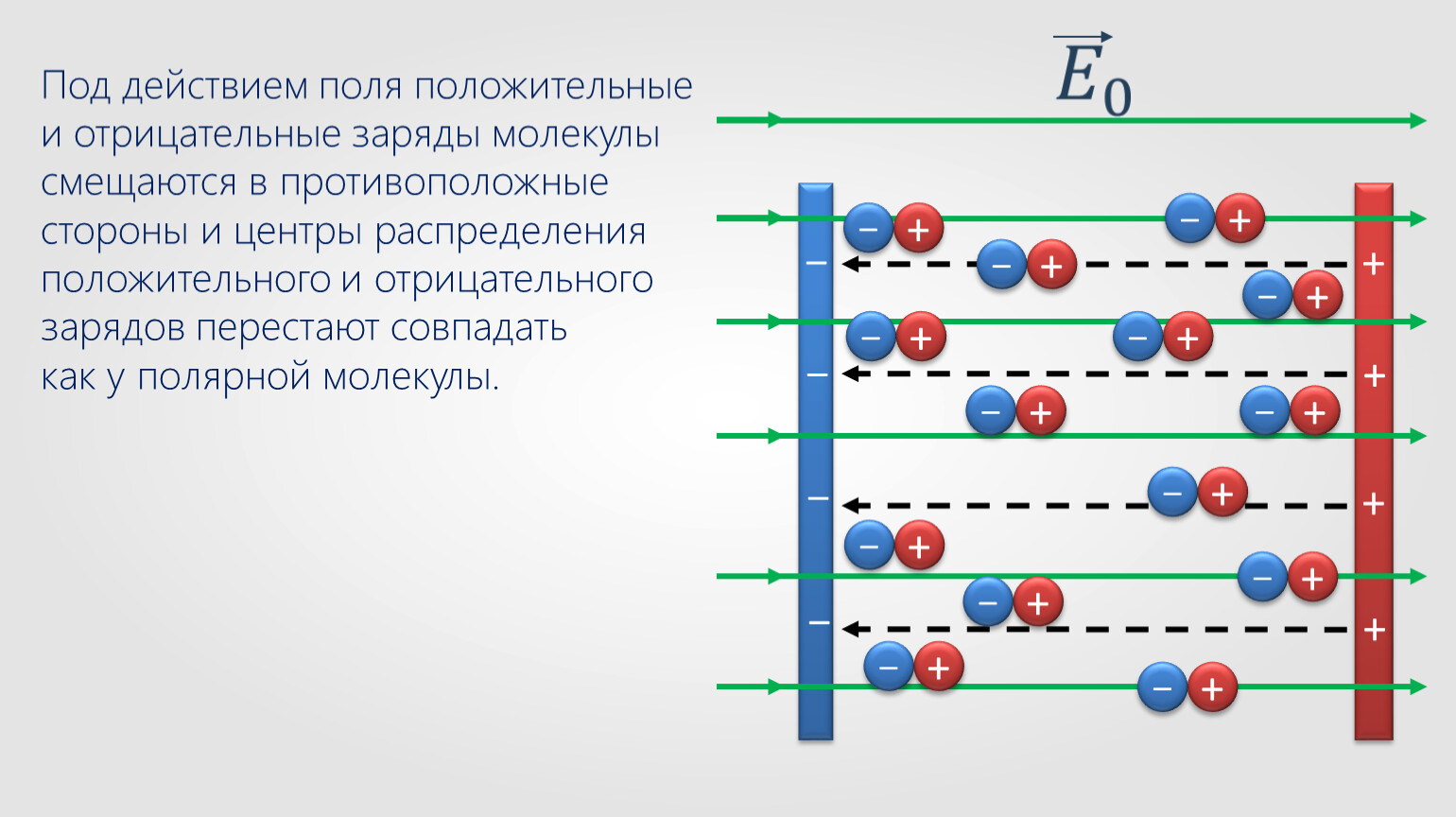 Заряд молекулы. Положительный и отрицательный заряд. Центр положительного и отрицательного заряда. Центр распределения зарядов. Носители положительного и отрицательного зарядов.