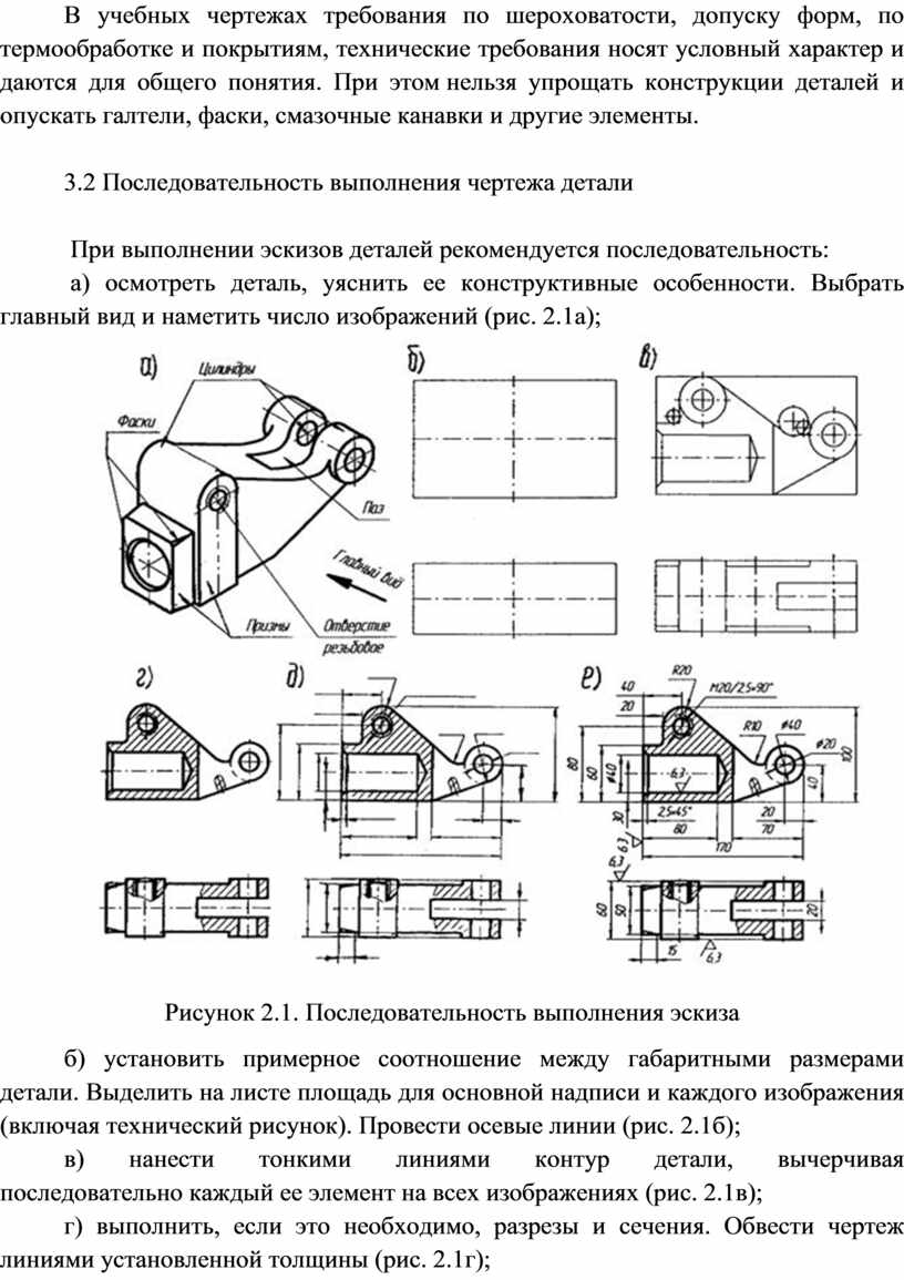 Где на чертеже размещаются технические указания