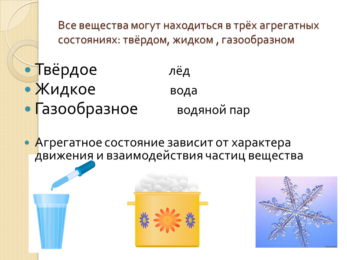 В каких агрегатных состояниях могут находиться вещества. 3 Состояния вещества. Какие вещества могут быть в трех агрегатных состояниях. Вещество которое может находиться в трех агрегатных состояниях. Три агрегатных состояния вещества.