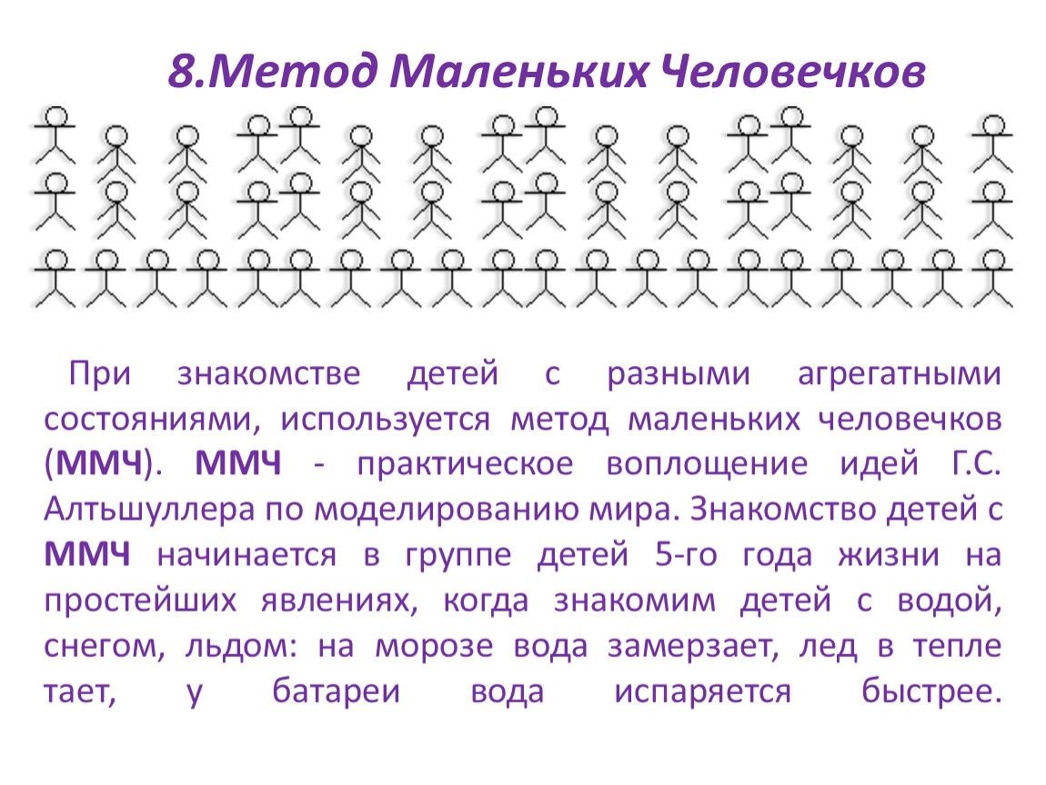 Картинки маленьких человечков триз