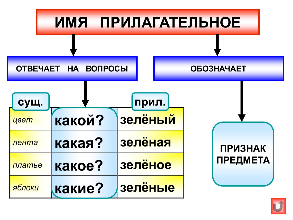 Части речи