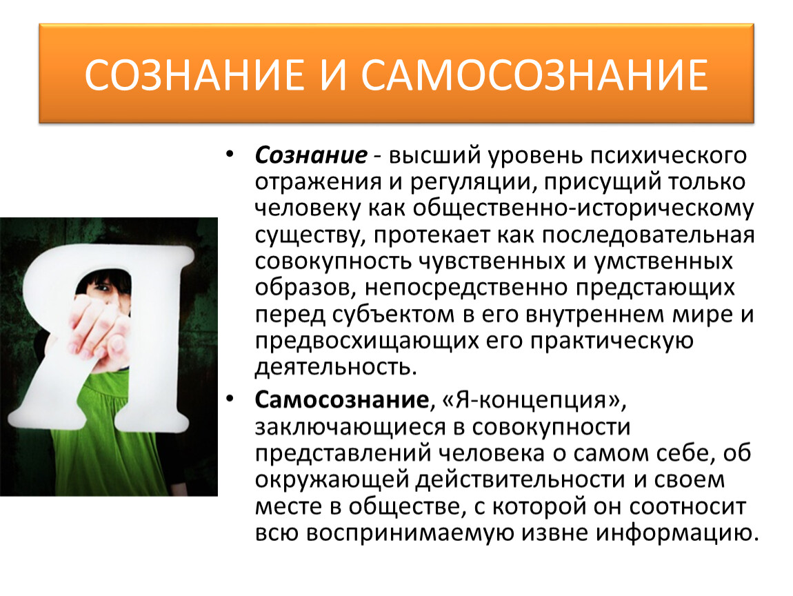 Сознание и самосознание. Сознание и самосознание в психологии. Сознание и самосознание в философии. Понятие о сознании и самосознании.