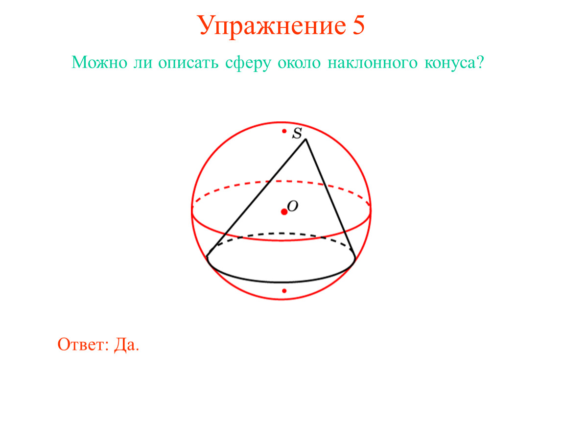 Сфера описанная около. Сфера описанная вокруг конуса. Около конуса описана сфера. Центр сферы описанной около конуса. Сфера вписанная в коническую поверхность.