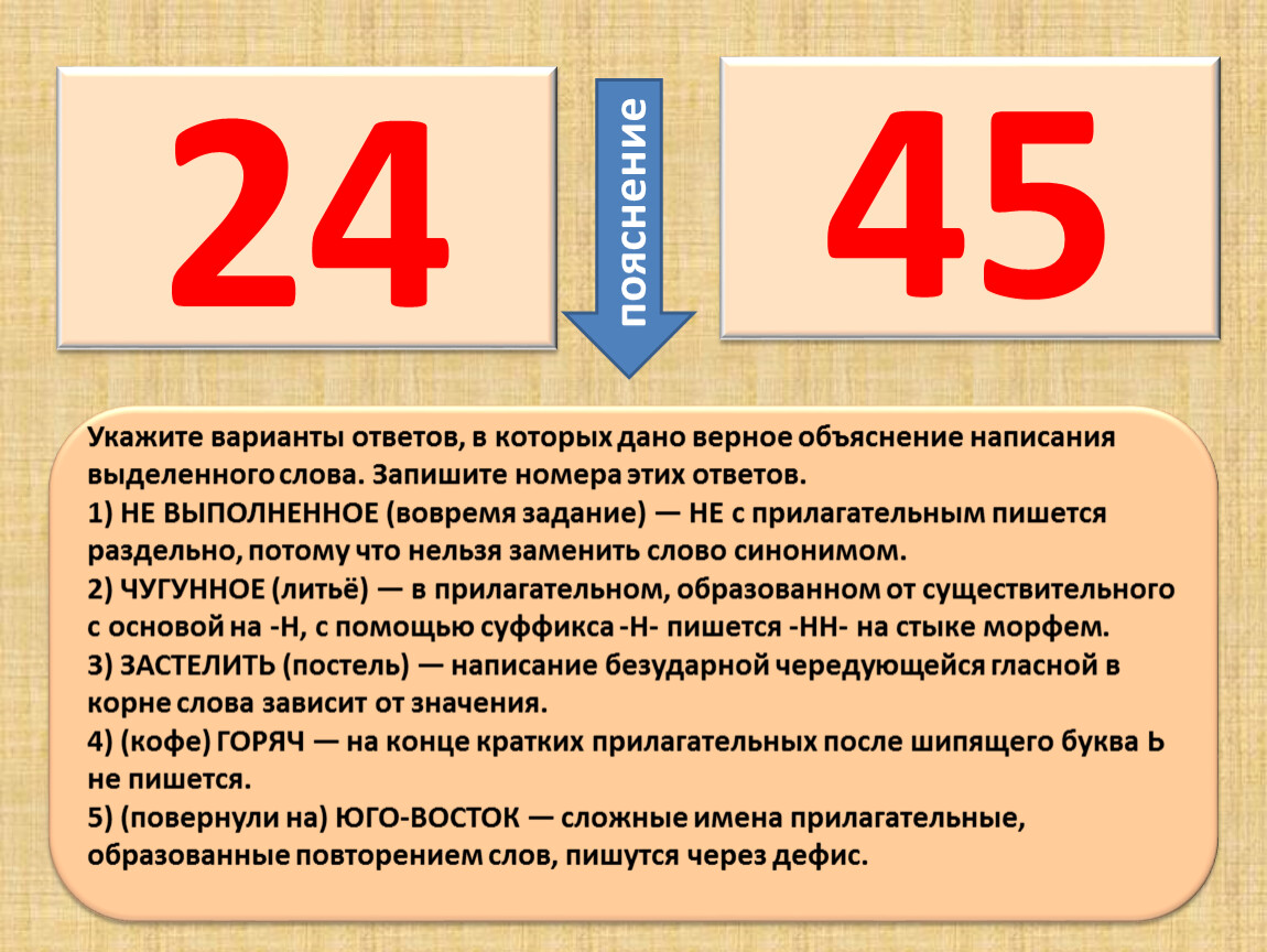 Задание№5 Орфографический анализ