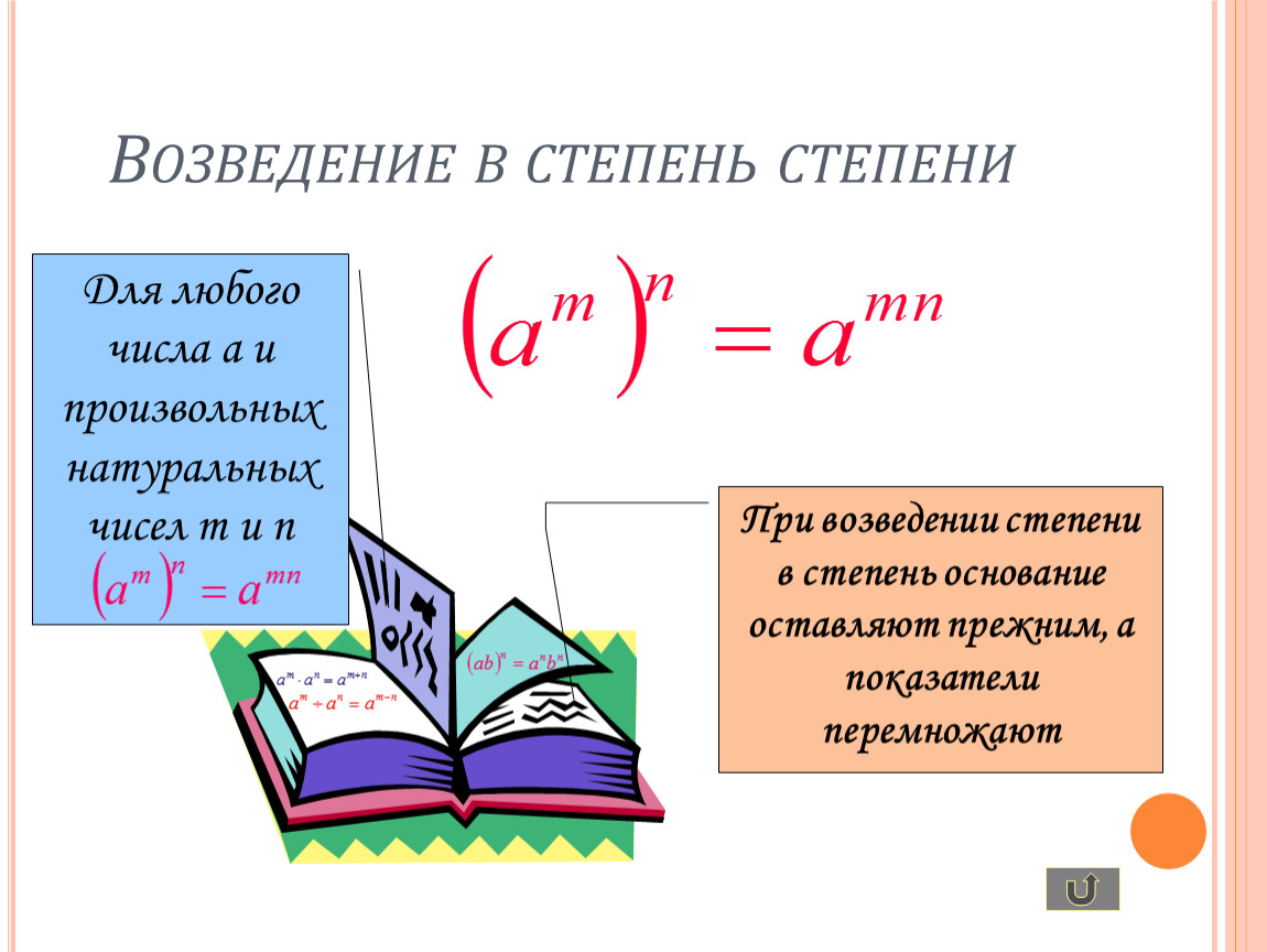 Возведение в степень произведения и степени. Возведение произведения в степень. Возведение в степень п. Степень возвести в степень.