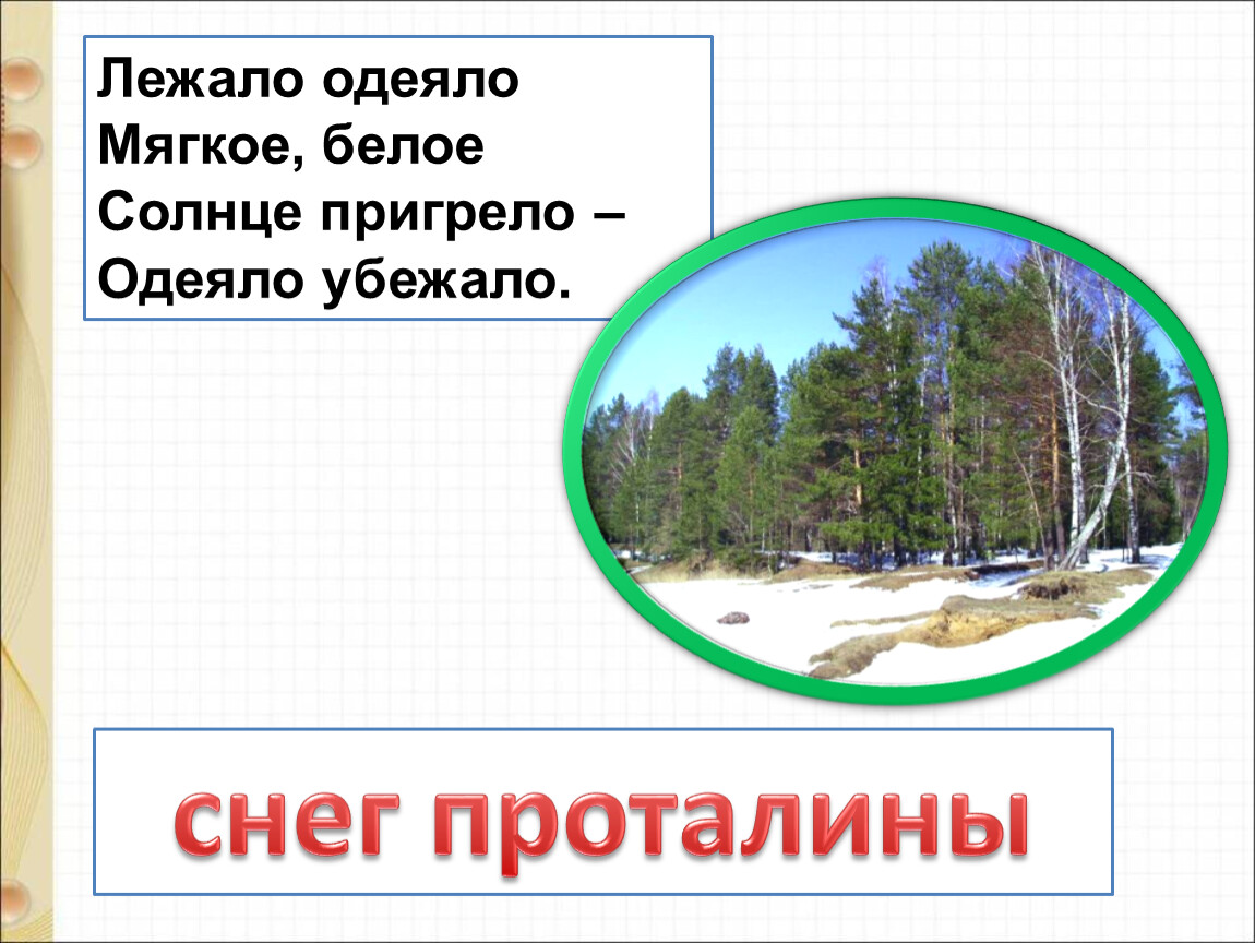 Лежало одеяло Мягкое, белое Солнце пригрело –