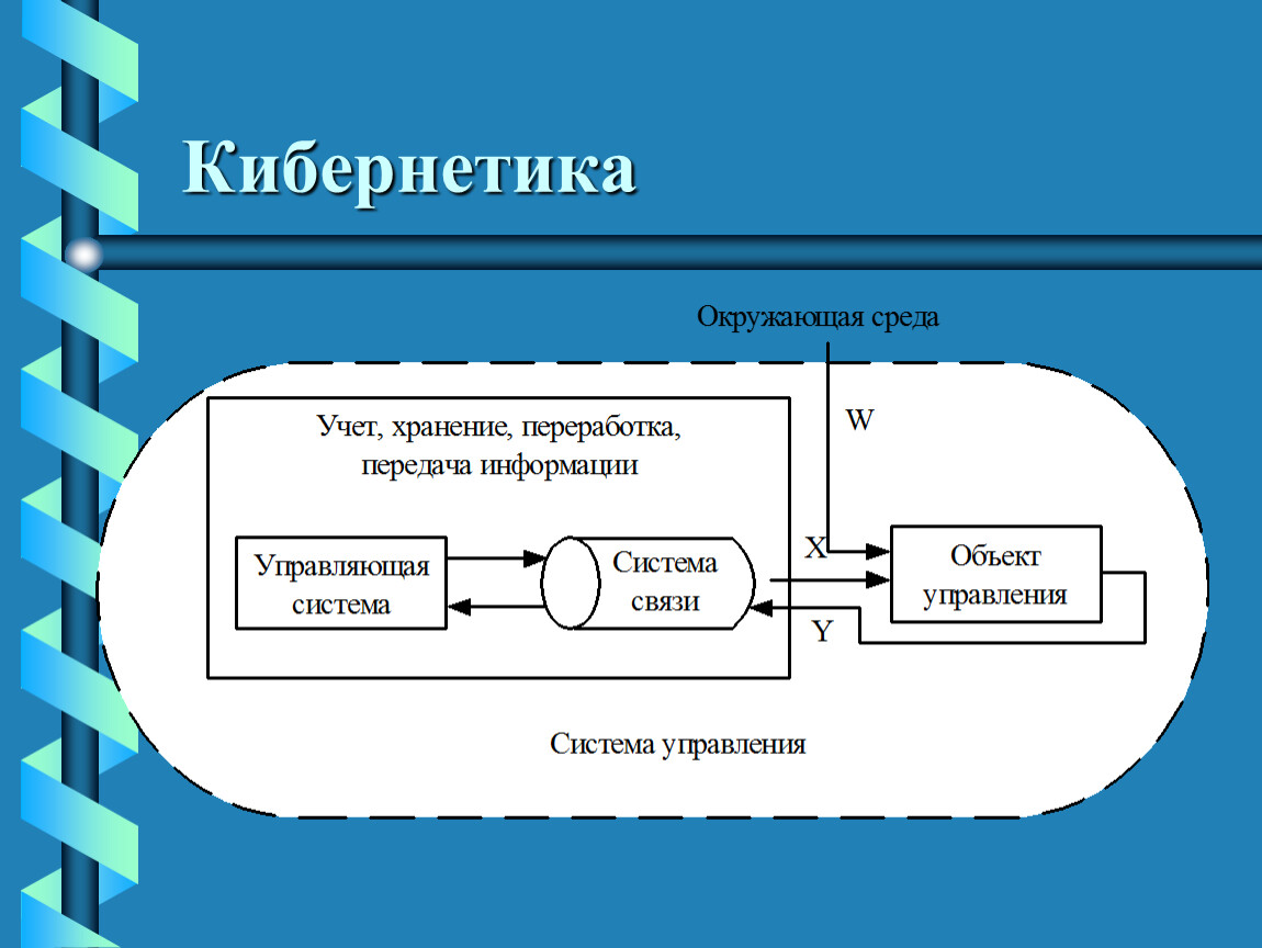 Кибернетическая система схема