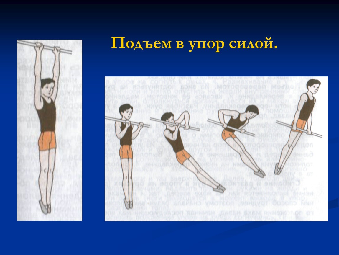 Подъем мощности. Из виса подъем силой в упор. Гимнастические упражнения на перекладине. Упражнения на высокой перекладине в школе. Упоры на перекладине гимнастика.