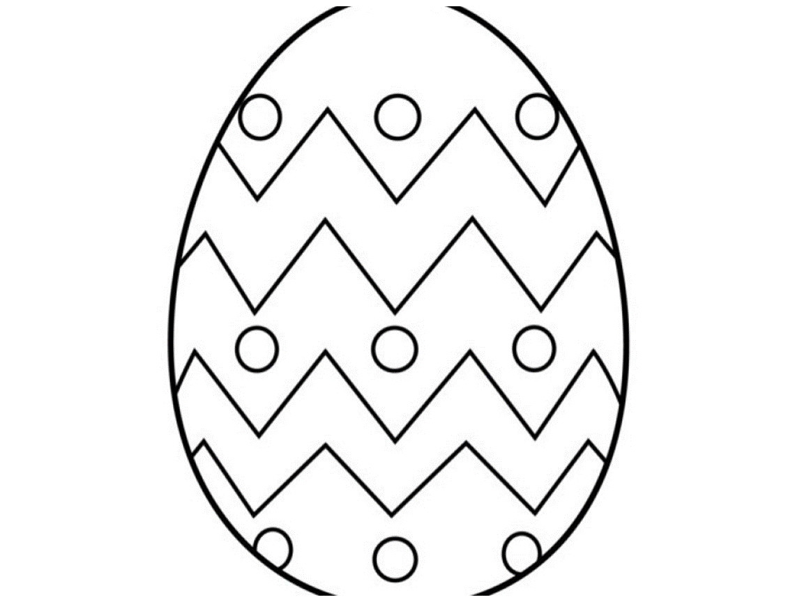Шаблон пасхального яйца