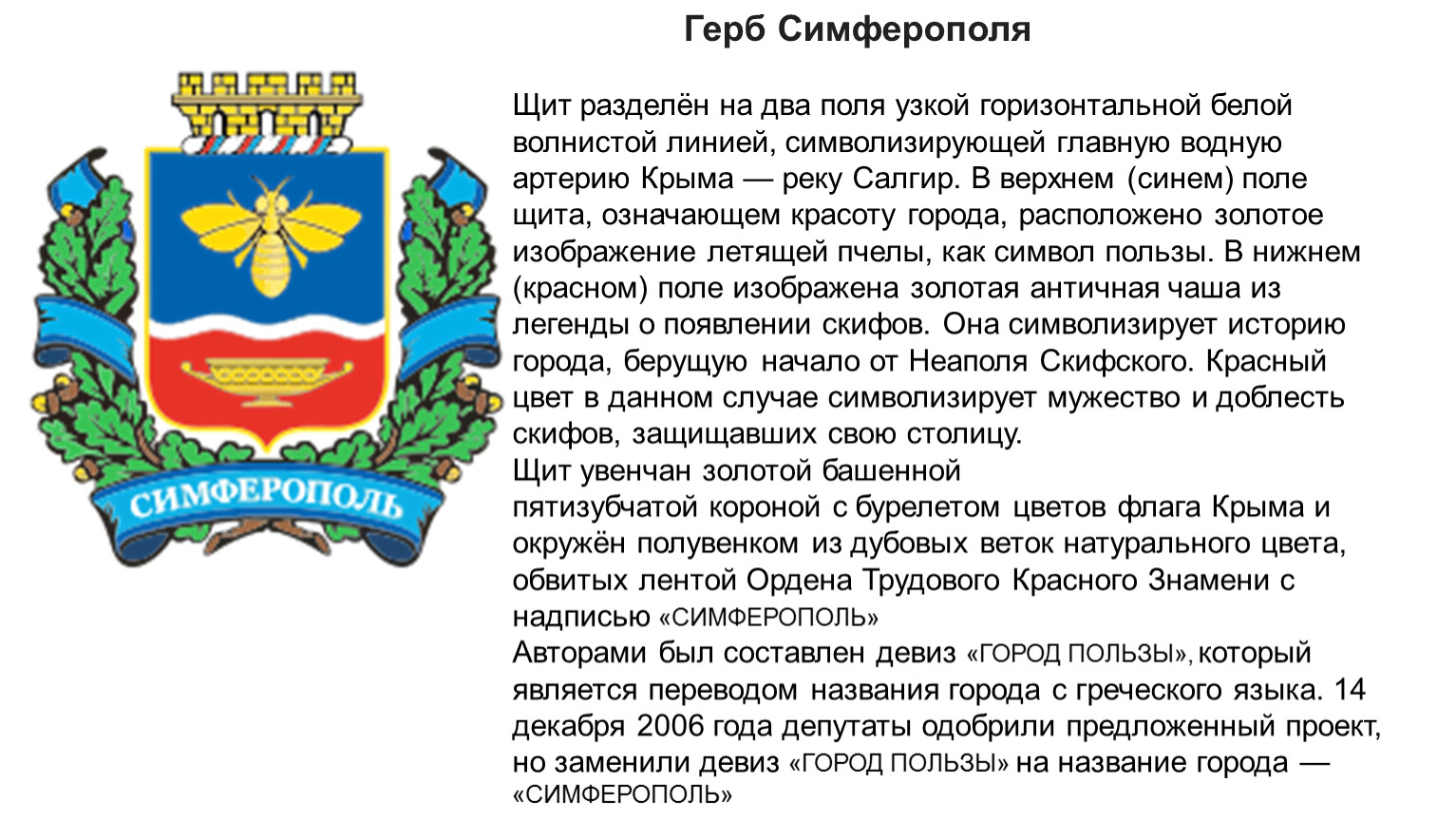 Герб Симферопольского уезда