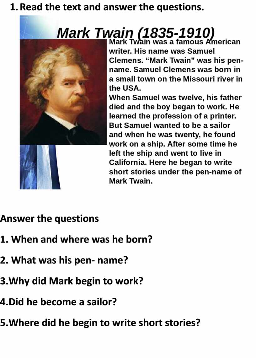 Read the text and answer the questions