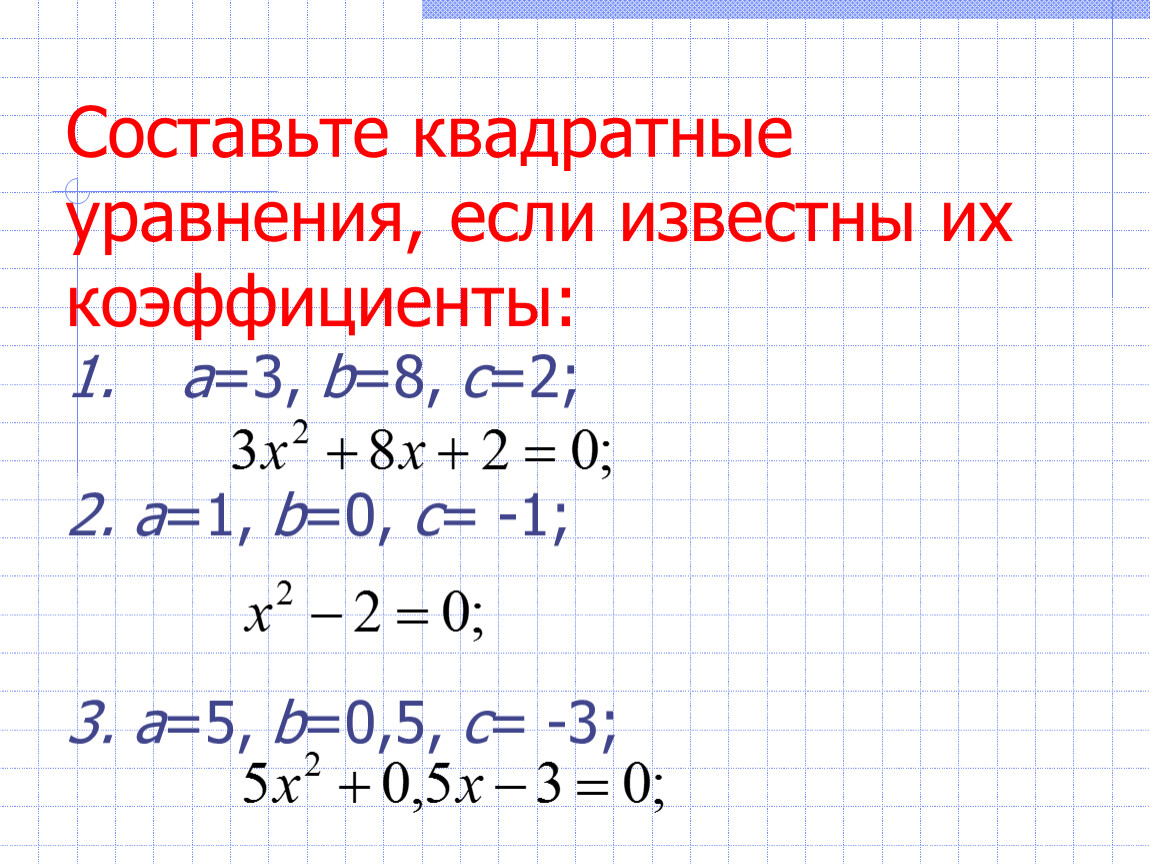 Презентация формула корней квадратного уравнения 8 класс презентация