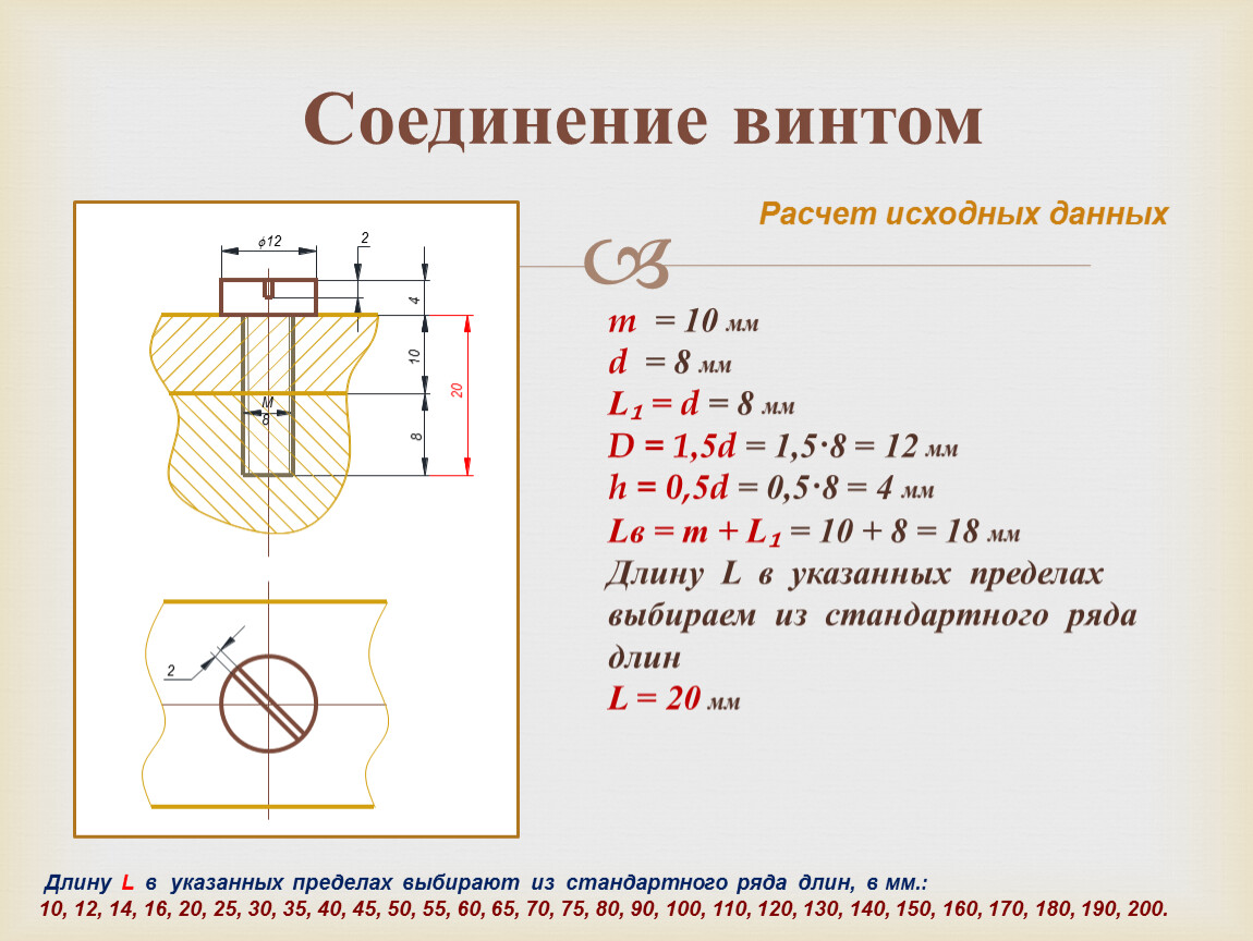 Резьбовое соединение презентация